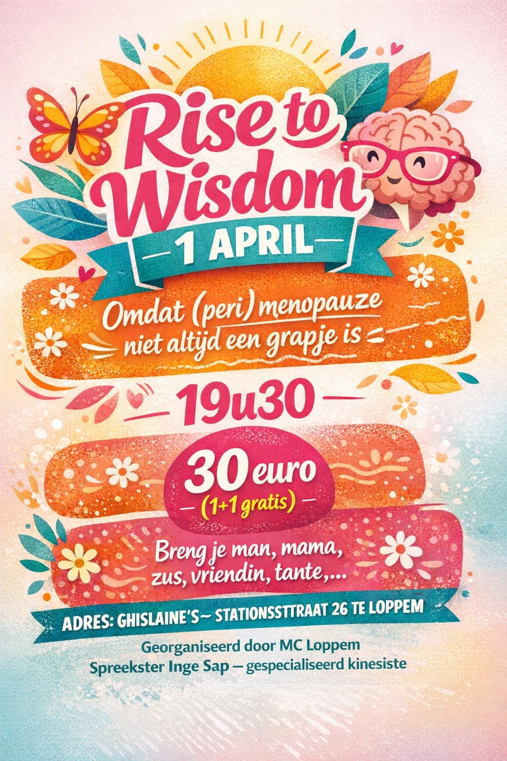 RIse to wisdom: omdat (peri) menopauze niet altijd een grapje is