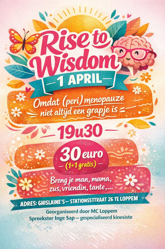 RIse to wisdom: omdat (peri) menopauze niet altijd een grapje is